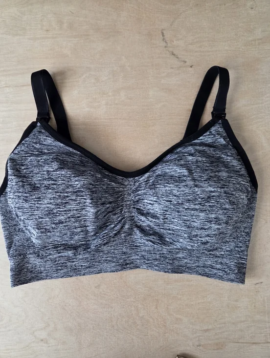 Motherhood Black And White Nursing Bra 1X - Picture 2 of 8